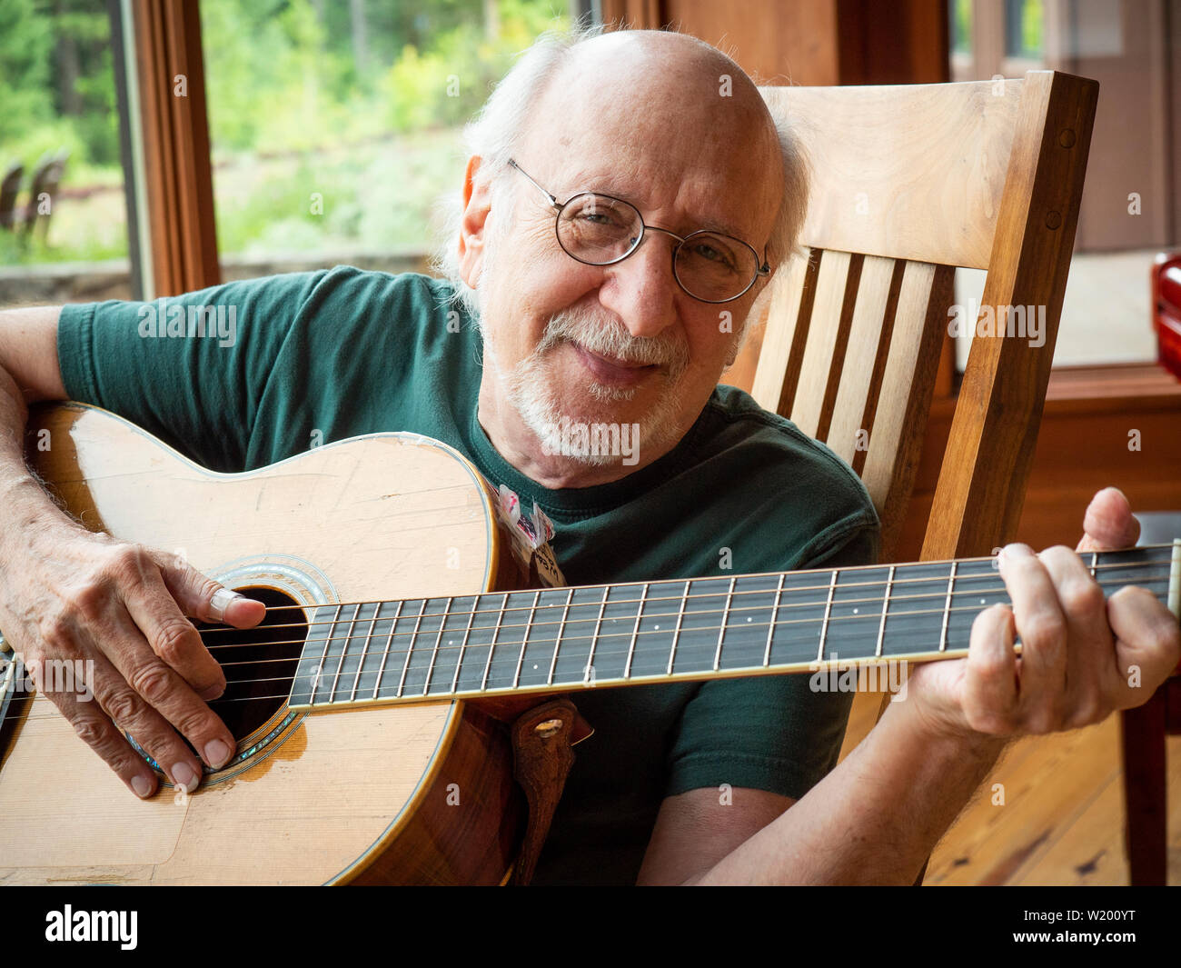 Folksinger Peter Yarrow of the 1960's folk group Peter Paul and Mary. Stock Photo