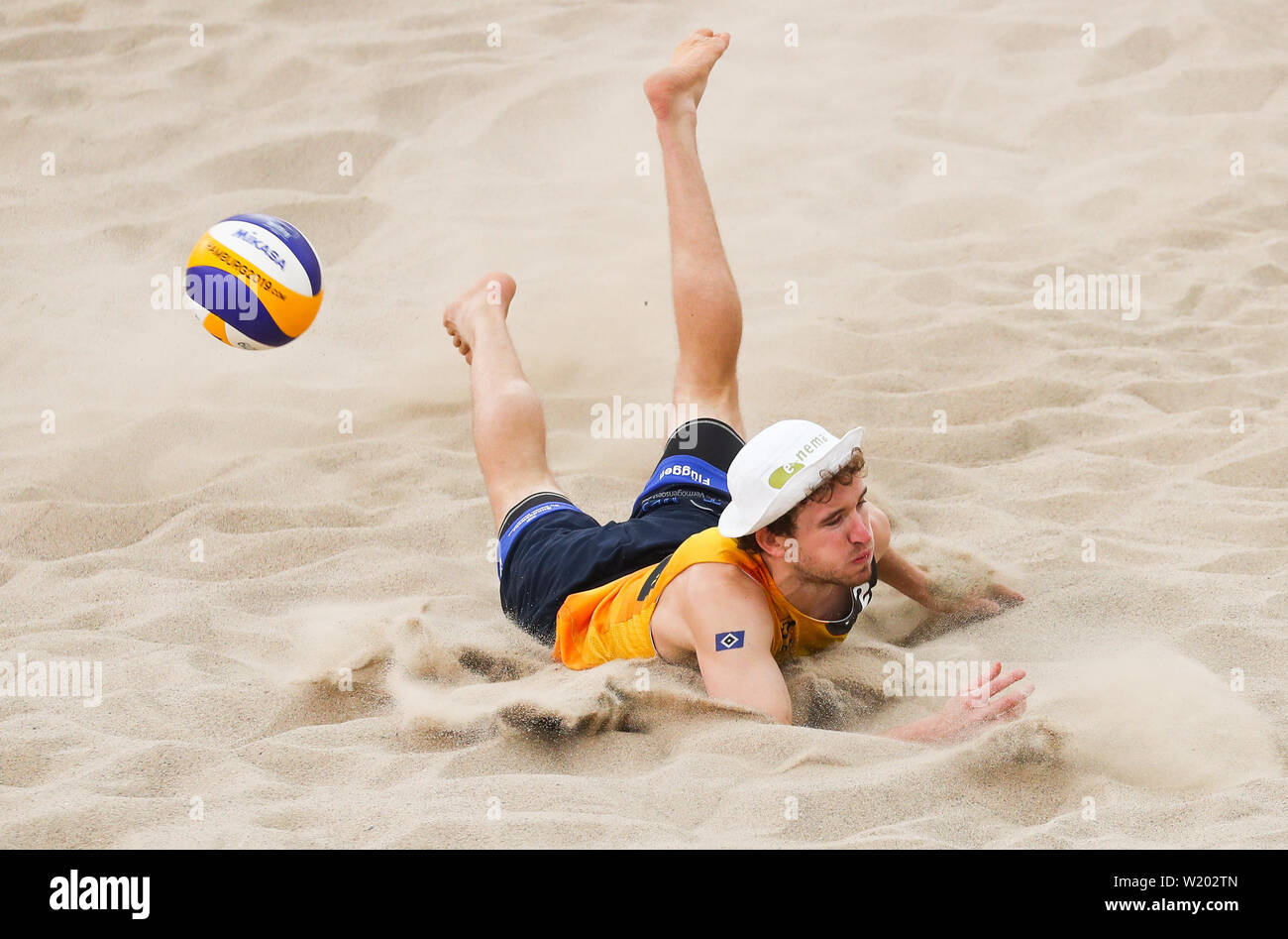 Hamburg, Germany. 04th July, 2019. Beach Volleyball, World Championship