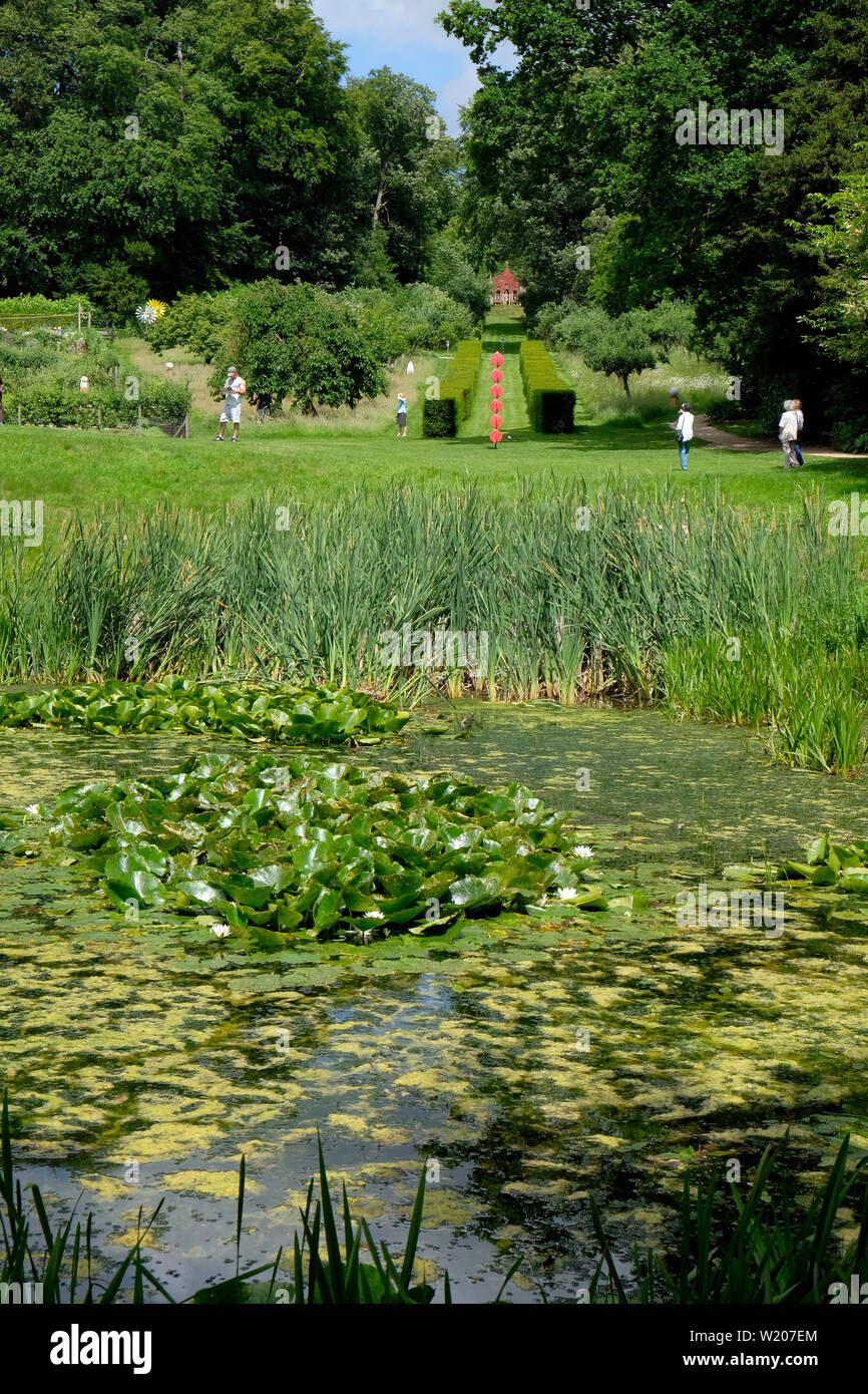 Painswick Rococo Gardens, Painswick, Gloucestershire, UK Stock Photo