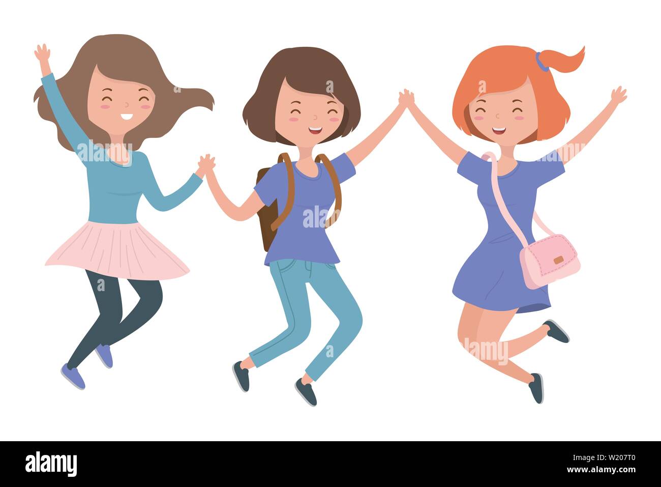 Teenager girls design, Female people young teen beautiful and woman ...