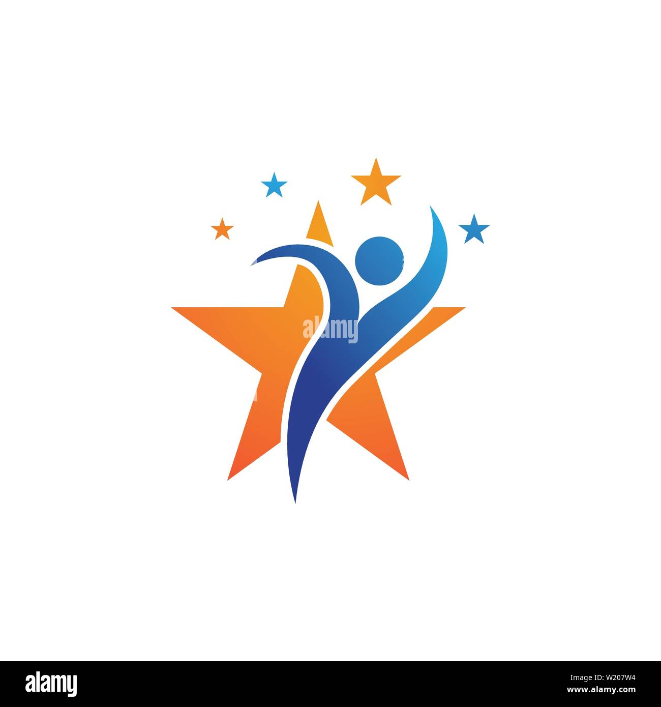 people star logo and symbol vector Stock Vector Image & Art - Alamy