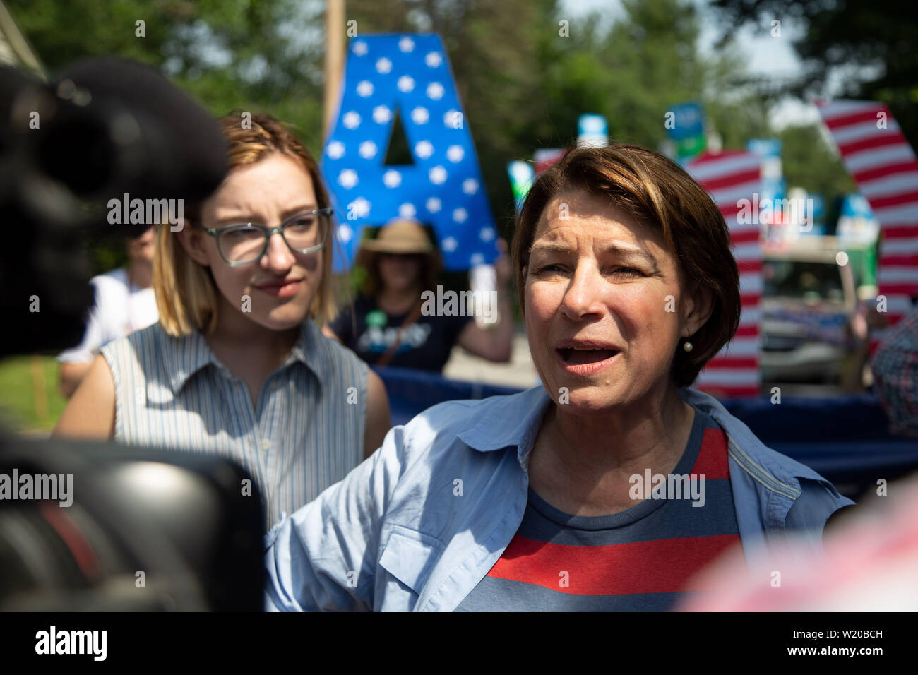 Amherst, NH, USA. 4th July, 2019. 2020 Presidential election candidates