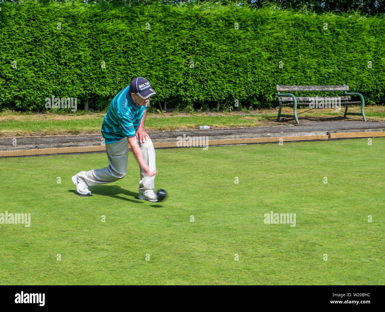 Crown Green Bowling Club Comprtitions Stock Photo