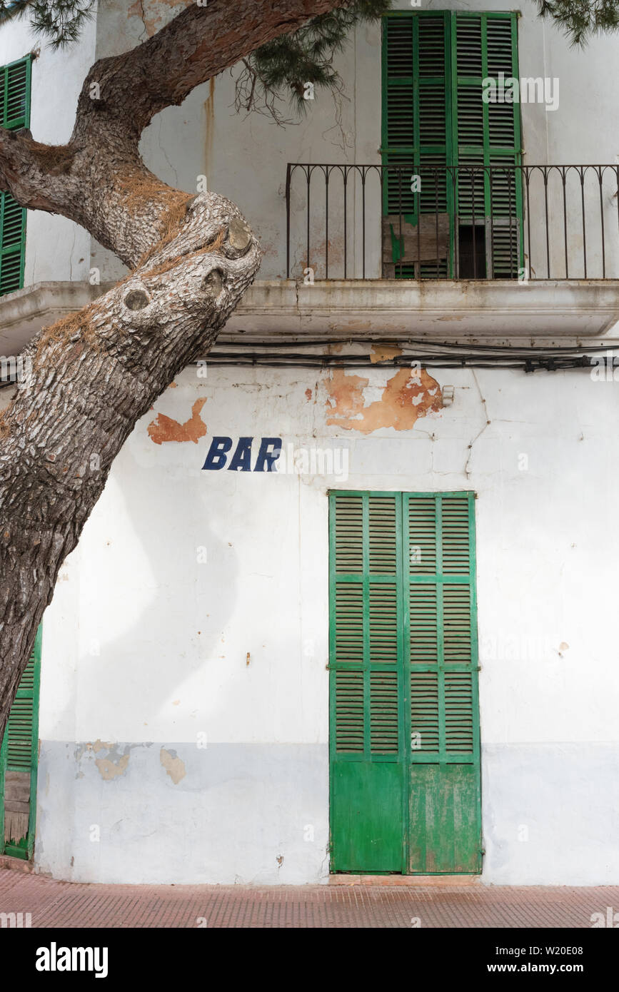The small bar in a small town Stock Photo