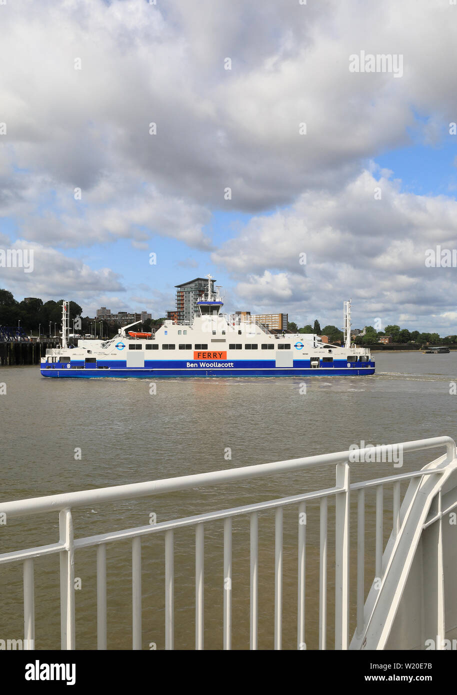 The Woolwich Ferry, a free service linking Woolwich & North Woolwich