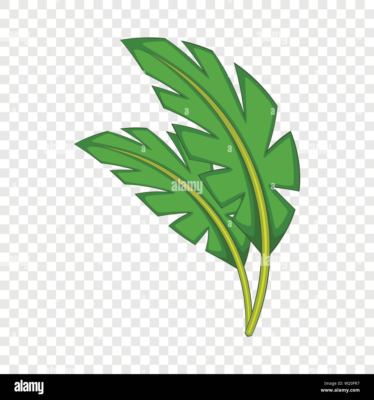 Green leaves icon, cartoon style Stock Vector Image & Art - Alamy