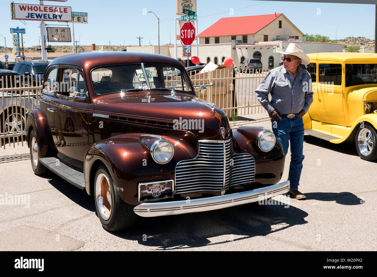 Custom Car show in Gallup New Mexico USA Stock Photo Alamy