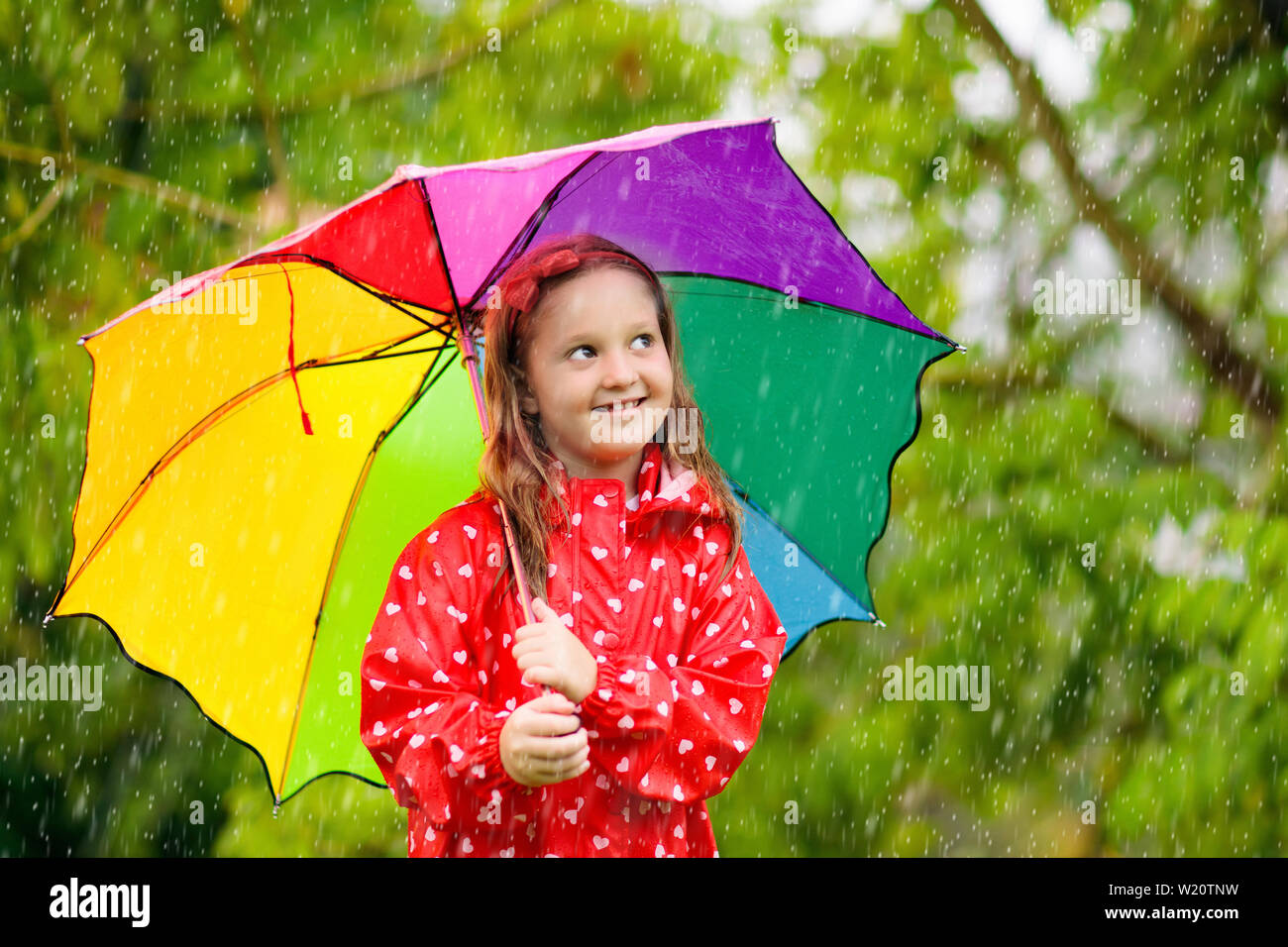 Child's umbrella and rain boots hot sale