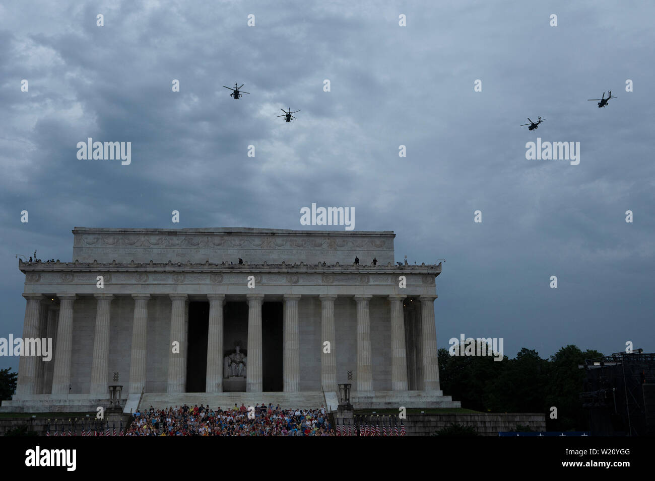 fly over on july 4 in washington