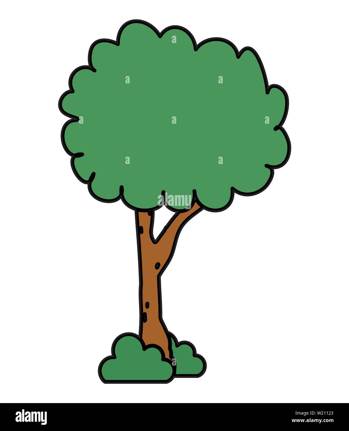 tree nature plant isolated icon Stock Vector Image & Art - Alamy