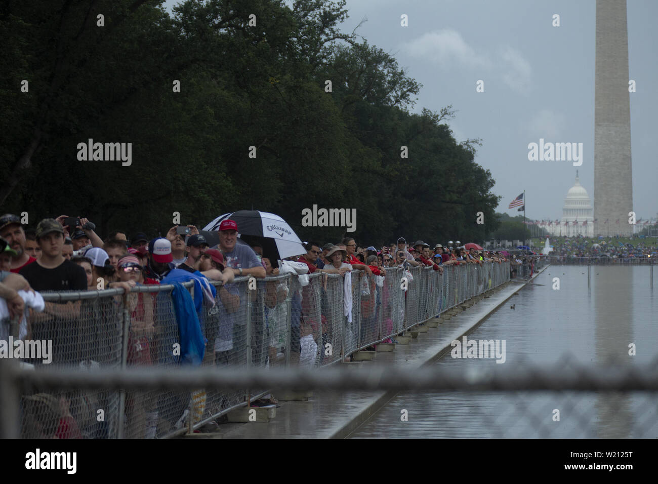 july 4th trump flyover