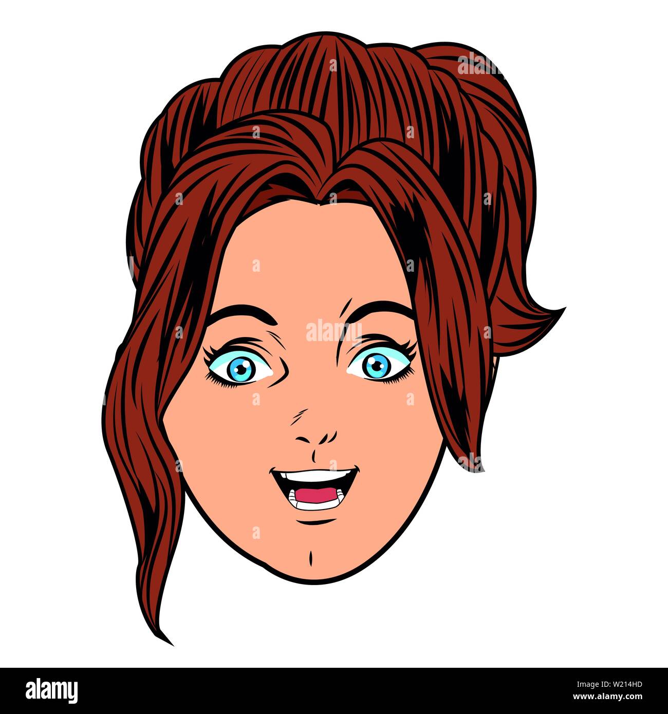 young girl face avatar cartoon Stock Vector Image & Art - Alamy