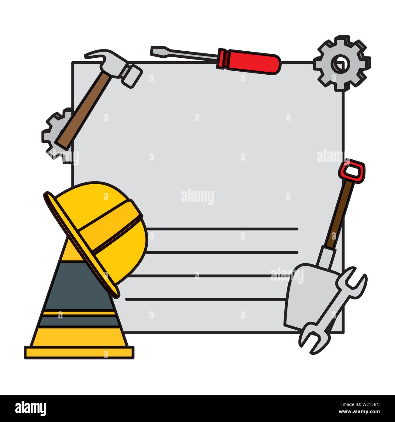 card with set construction tools Stock Vector Image & Art - Alamy