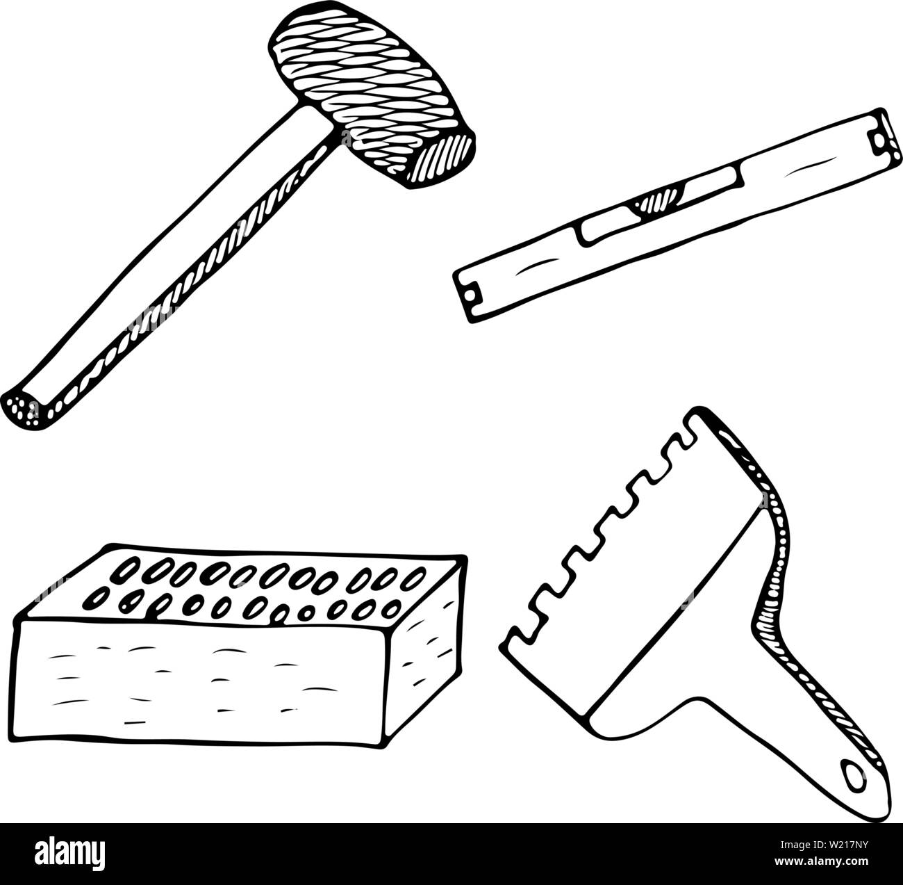 Masonry Tools Clipart