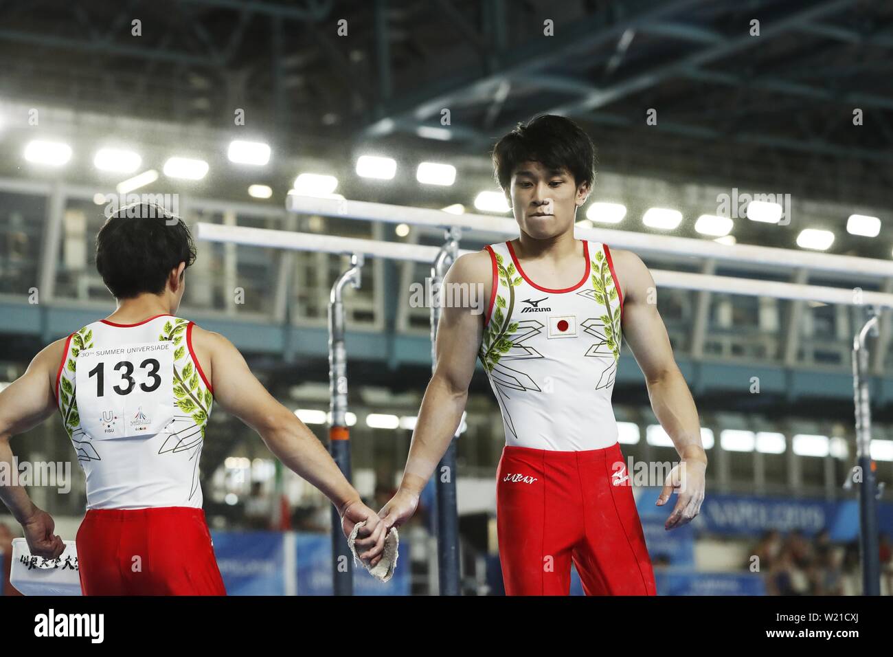 Wataru Tanigawa, right, and Kakeru Tanigawa of Japan during the 30th ...