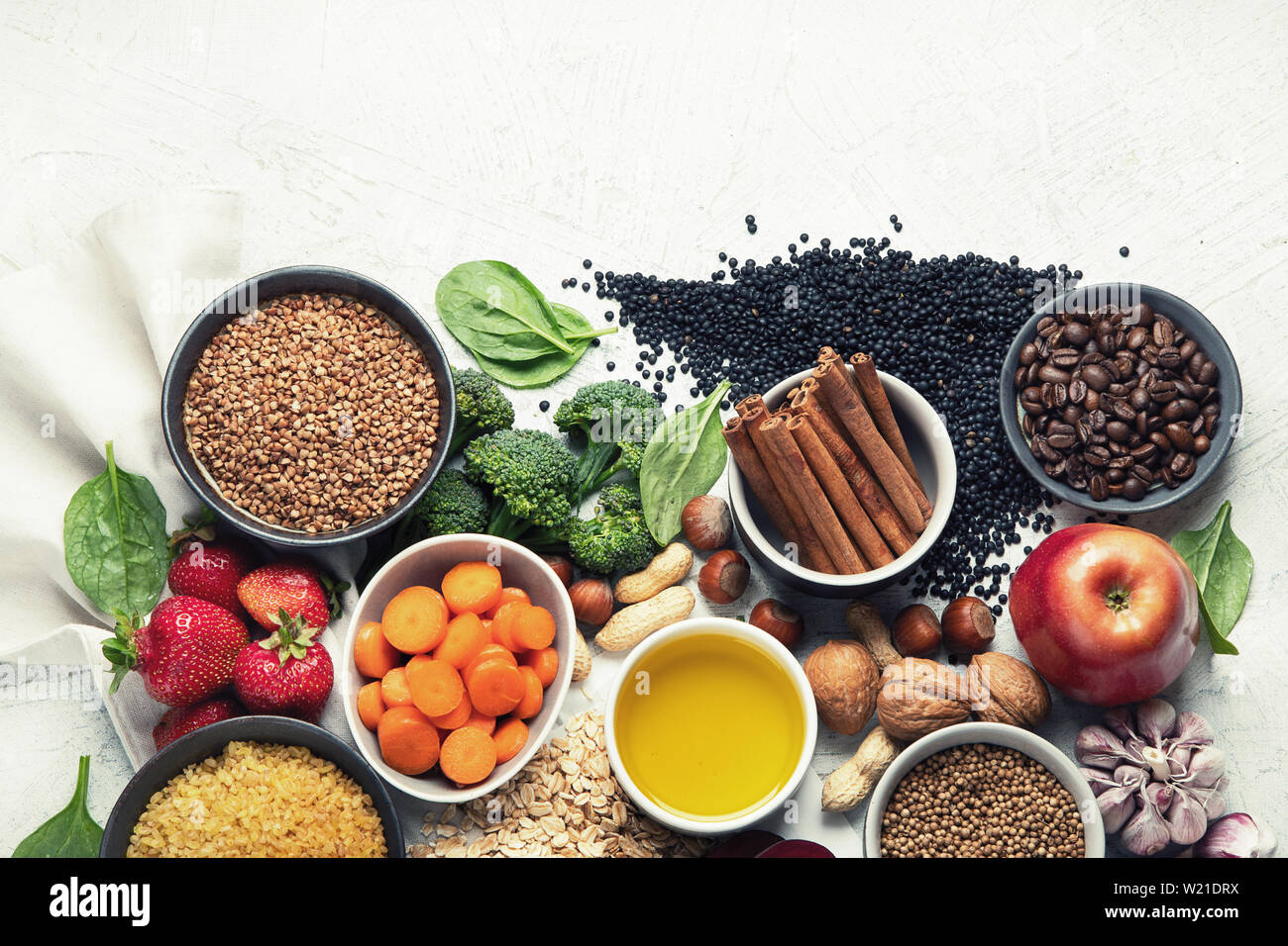 Liver detox diet food concept . Foods for healthy liver. Health foods