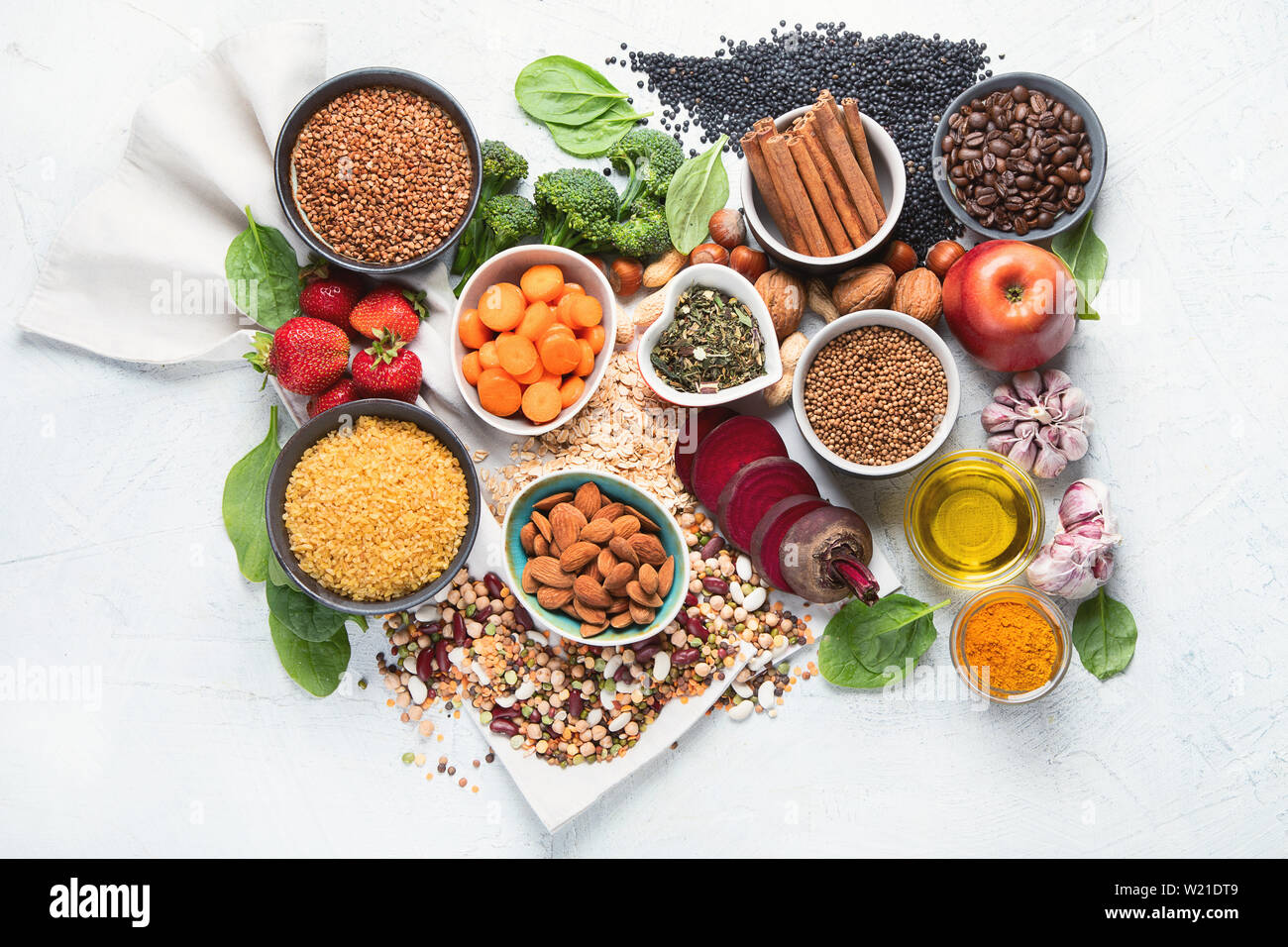 Liver detox diet food concept . Foods for healthy liver. Health foods