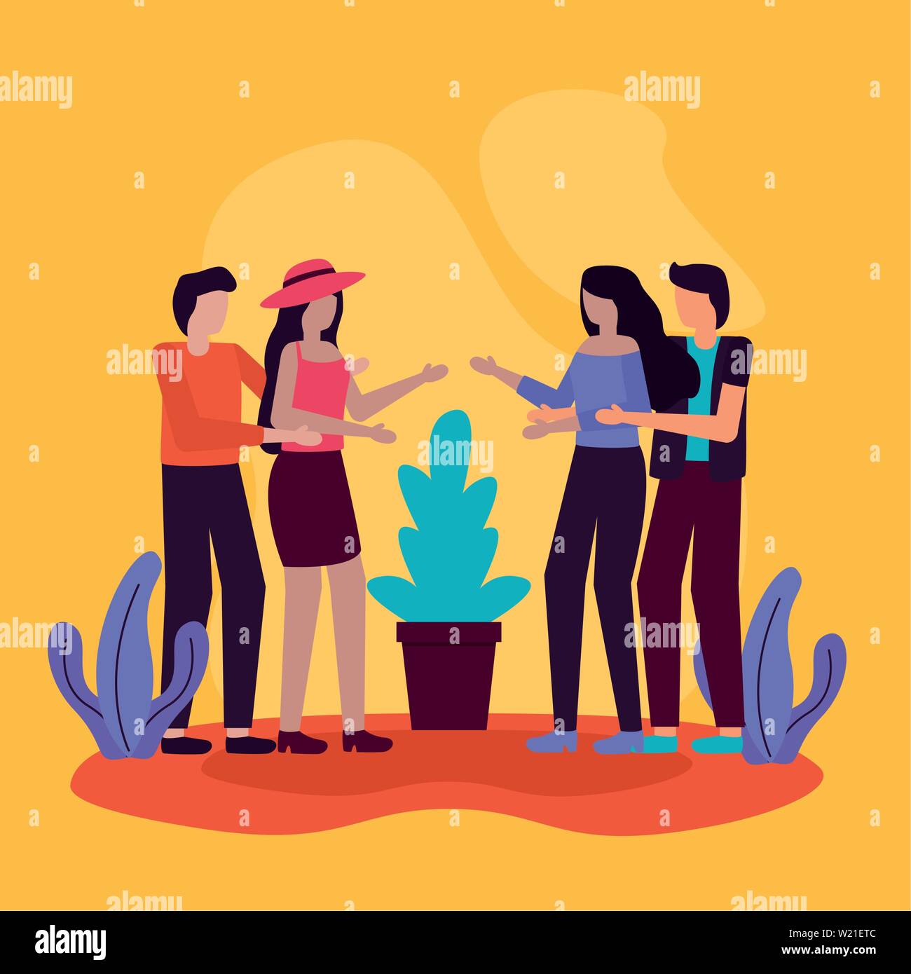 Slow activities Stock Vector Images - Alamy