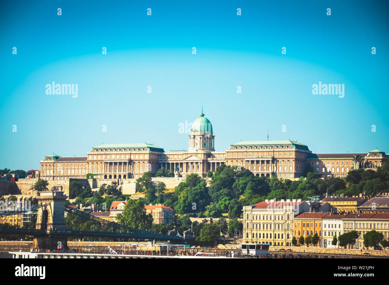 Buda Castle Royal Palace in Budapest city. Hungary Stock Photo - Alamy
