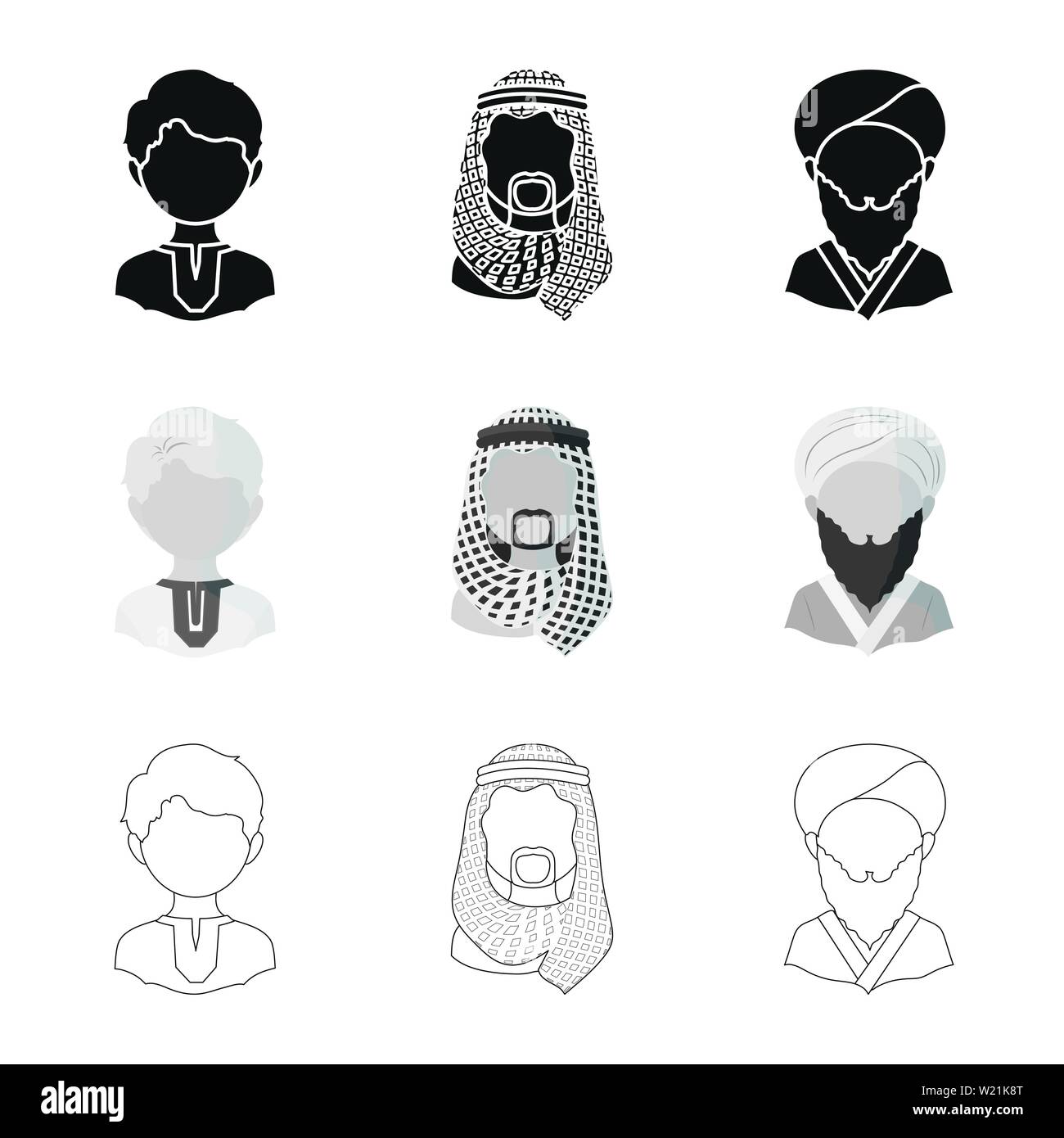 Vector design of imitator and resident logo. Set of imitator and ...