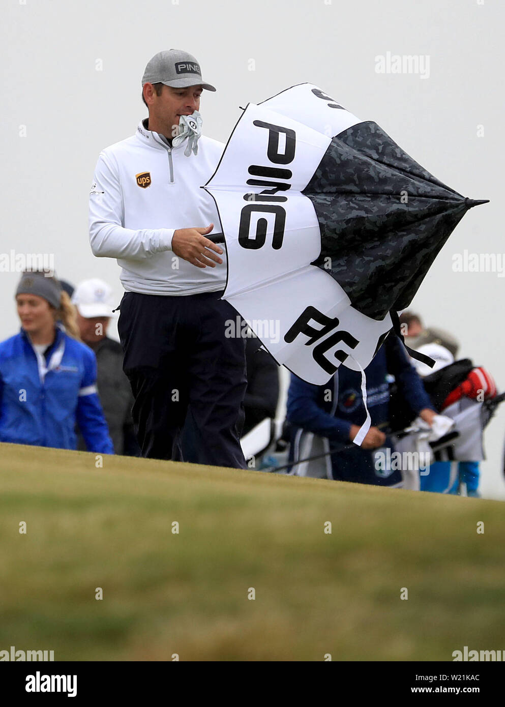 South Africa's Louis Oosthuizen during day two of the 2019 Dubai Duty