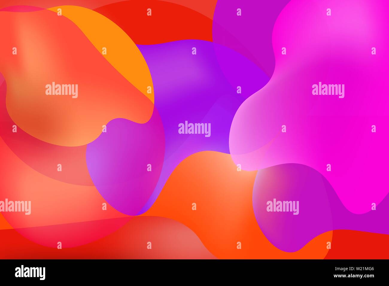 abstract luminous color fields overlapping background Stock Vector