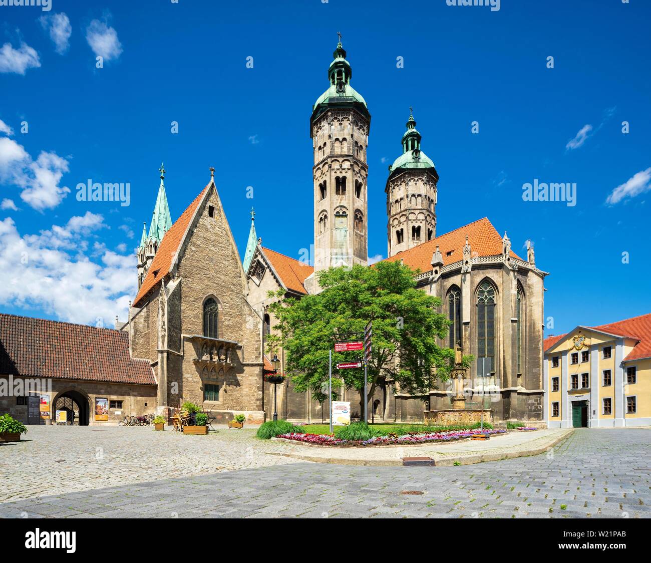 Naumburg Cathedral St. Peter and Paul, UNESCO World Heritage Site, Naumburg, Saxony-Anhalt, Germany Stock Photo