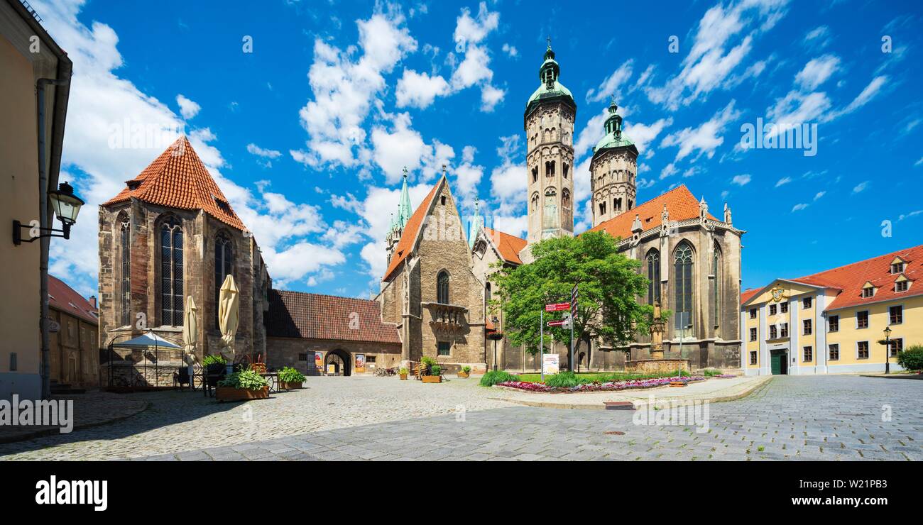 Naumburg Cathedral St. Peter and Paul, UNESCO World Heritage Site, Naumburg, Saxony-Anhalt, Germany Stock Photo