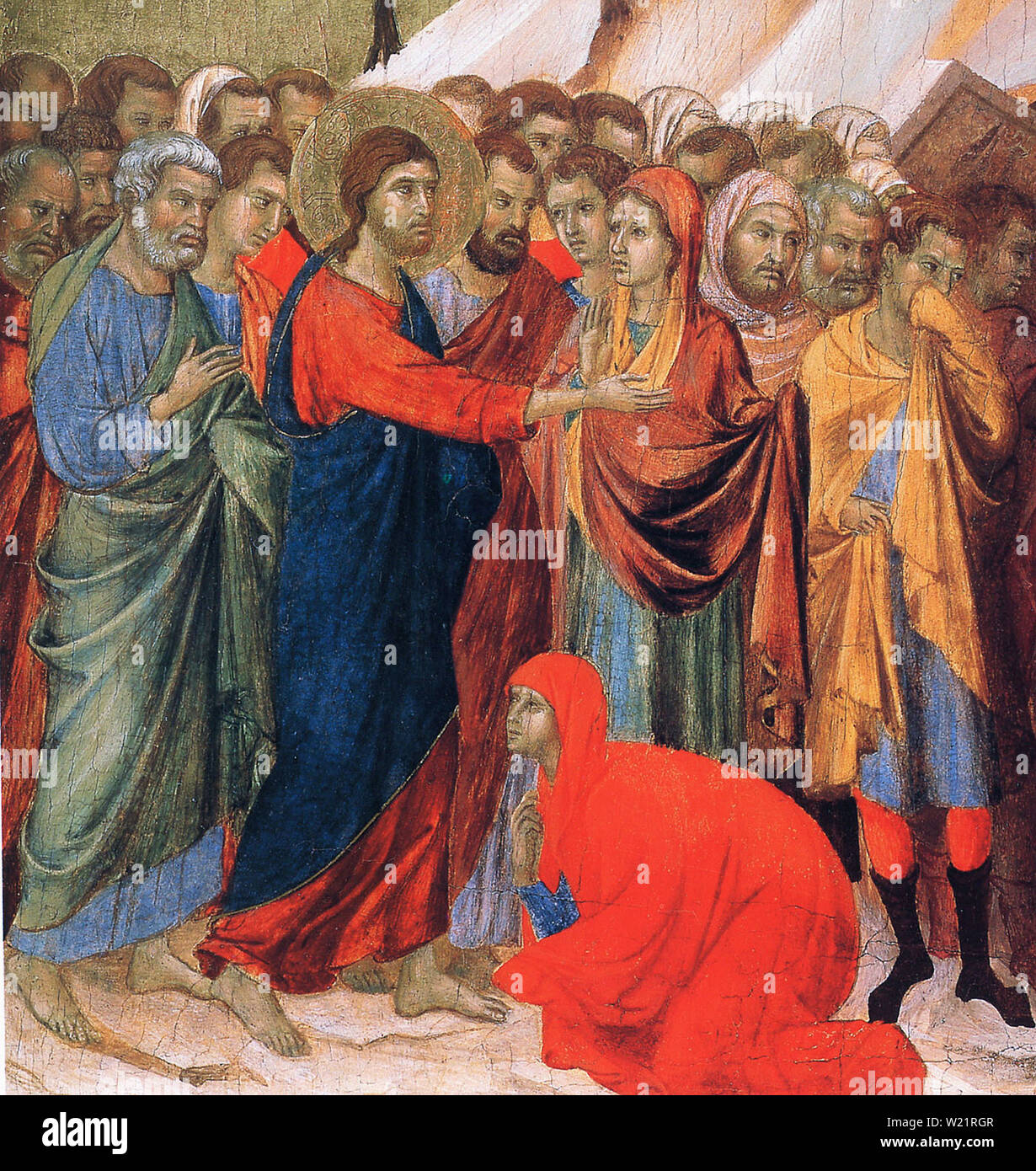 Raising of lazarus duccio hi-res stock photography and images - Alamy