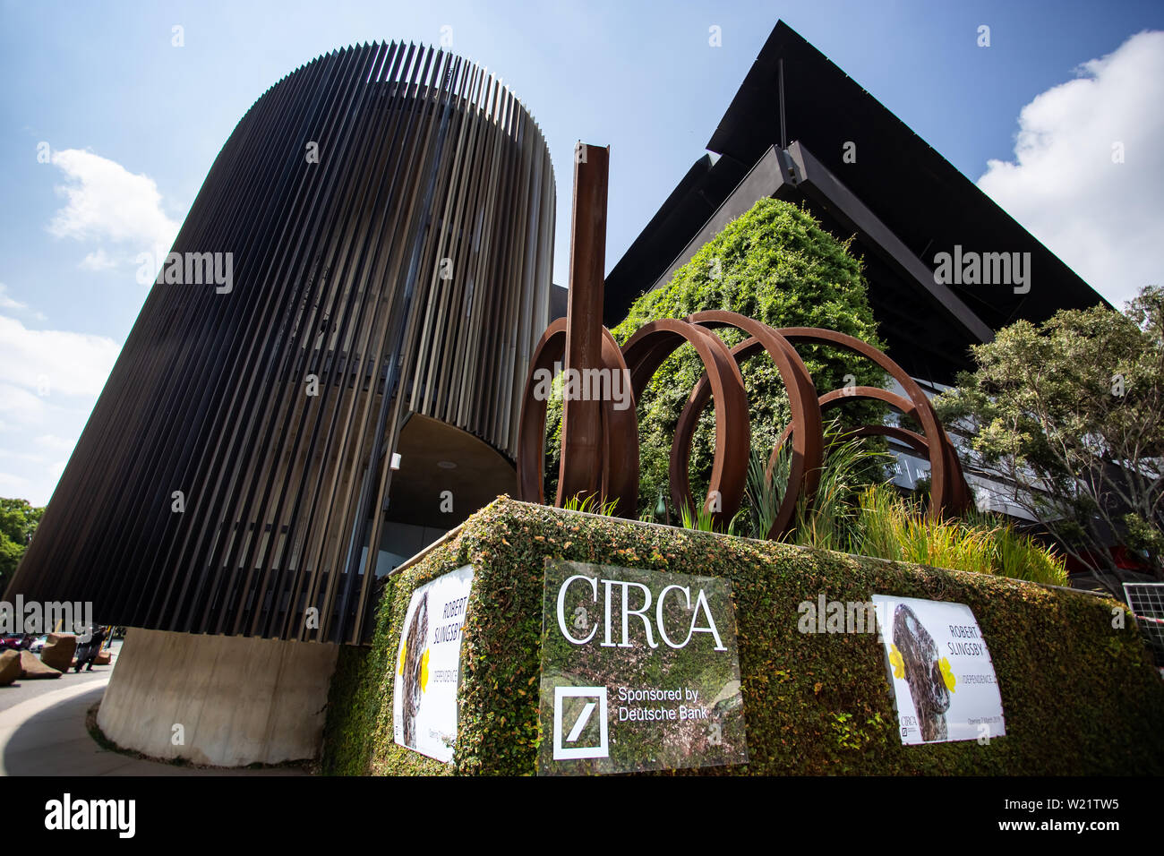 Johannesburg, South Africa, 22nd March 2019 Exterior of art studio