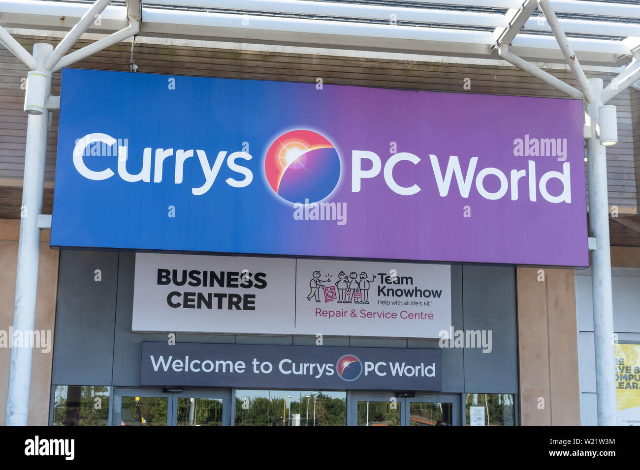 Currys PC World shop front, UK Stock Photo
