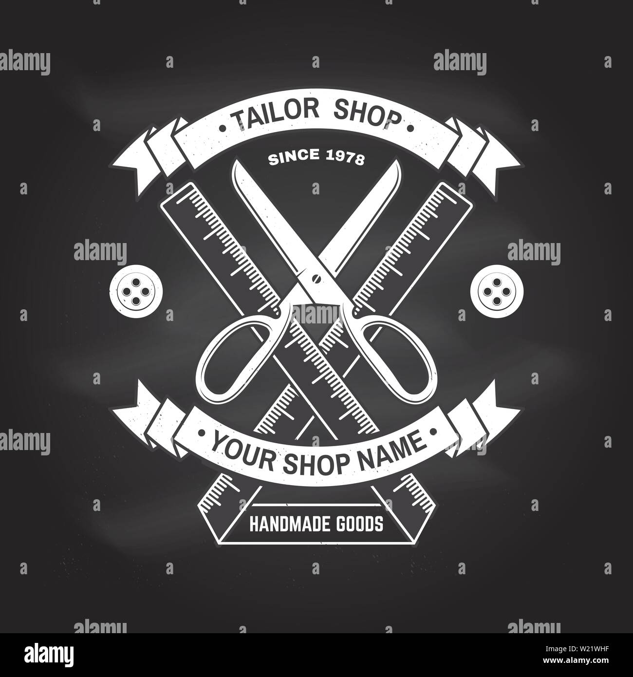 Tailor shop logo hi-res stock photography and images - Page 6 - Alamy