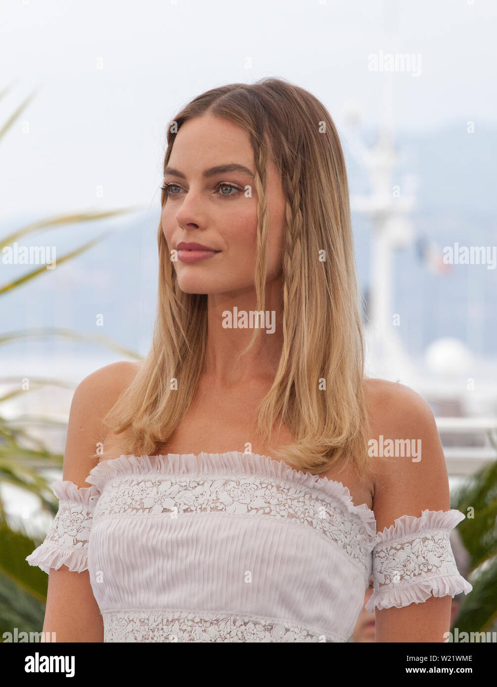 Actress Margot Robbie at Once Upon A Time In Holywood film