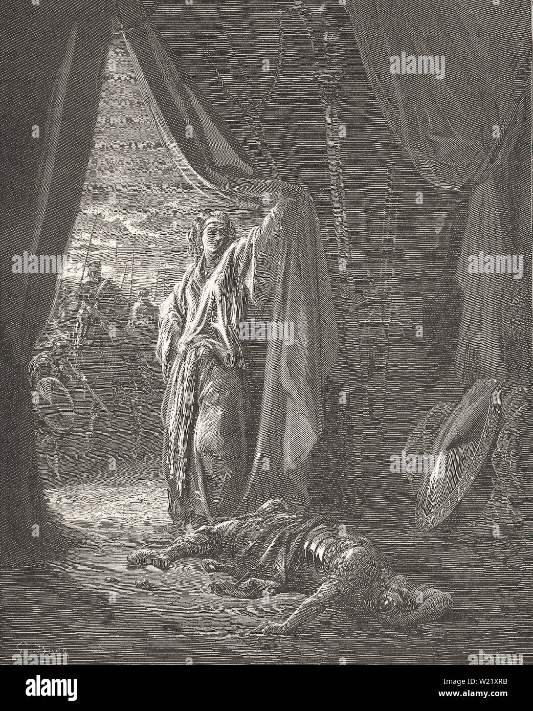 Gustave Doré - Jael Kills Sisera Stock Photo