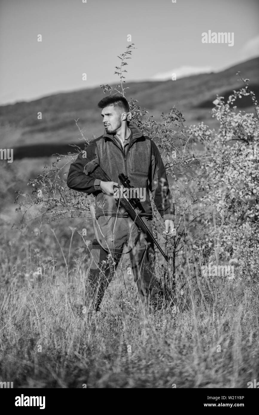 Poacher gamekeeper Black and White Stock Photos & Images Alamy