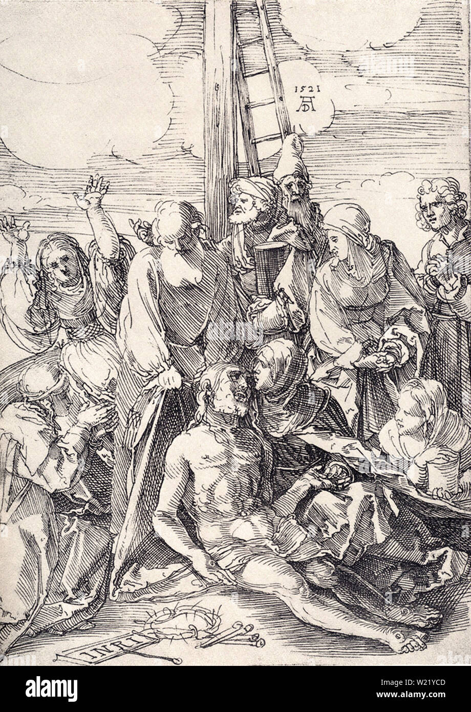 Albrecht Dürer - Lamentation 1521 Stock Photo