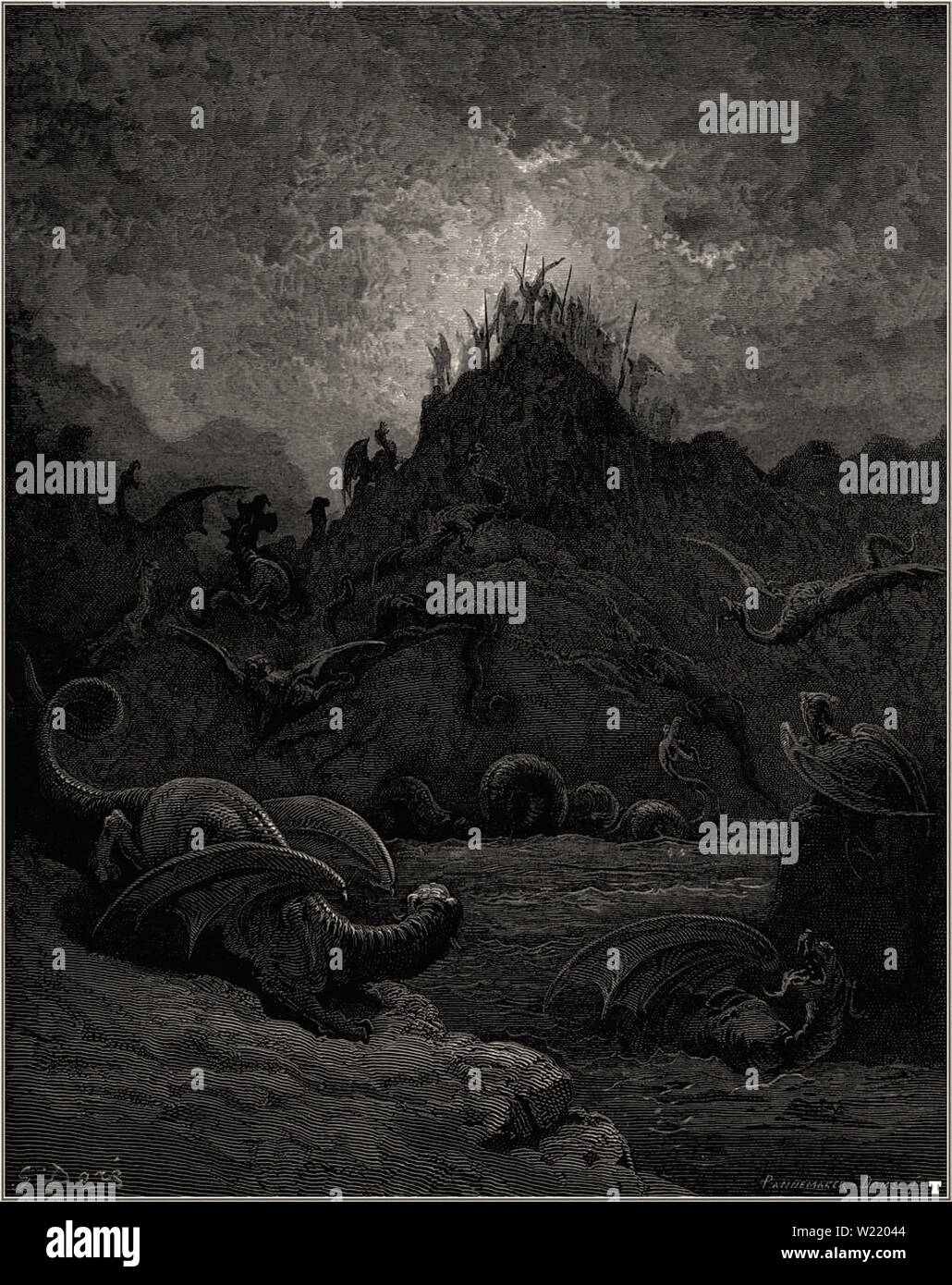 Gustave Doré Paradise Lost 10 Stock Photo Alamy
