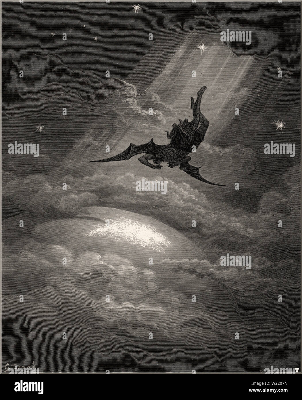 Gustave Doré - Paradise Lost 3 Stock Photo - Alamy