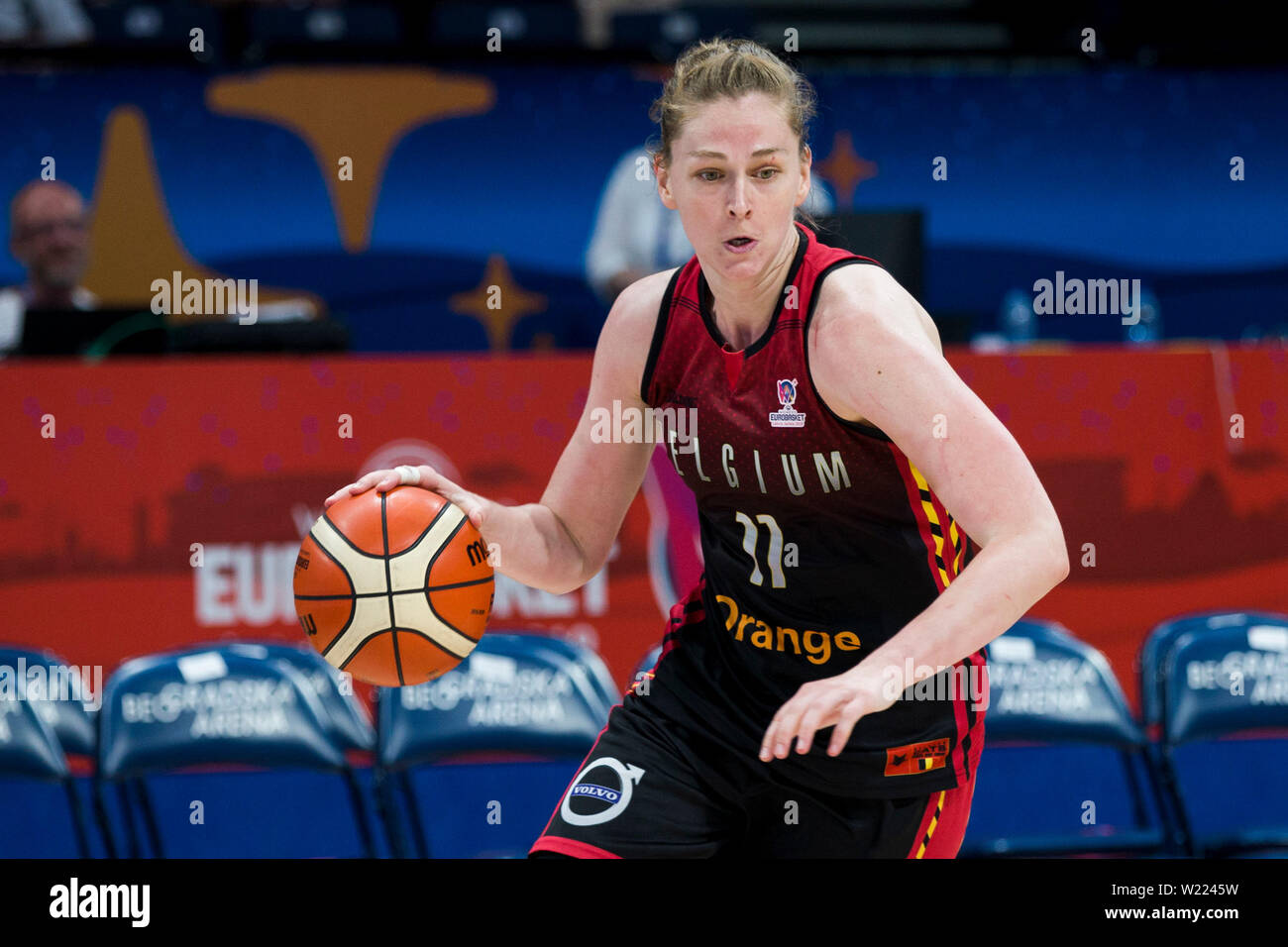 Emma Meesseman Of Bel In Action Stock Photo Alamy