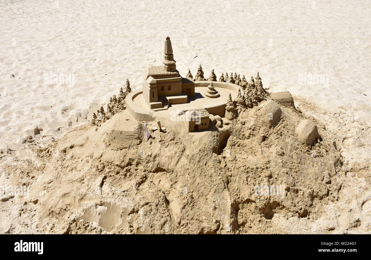 Sandcastle Sand Castle Sculpture High Resolution Stock Photography and ...