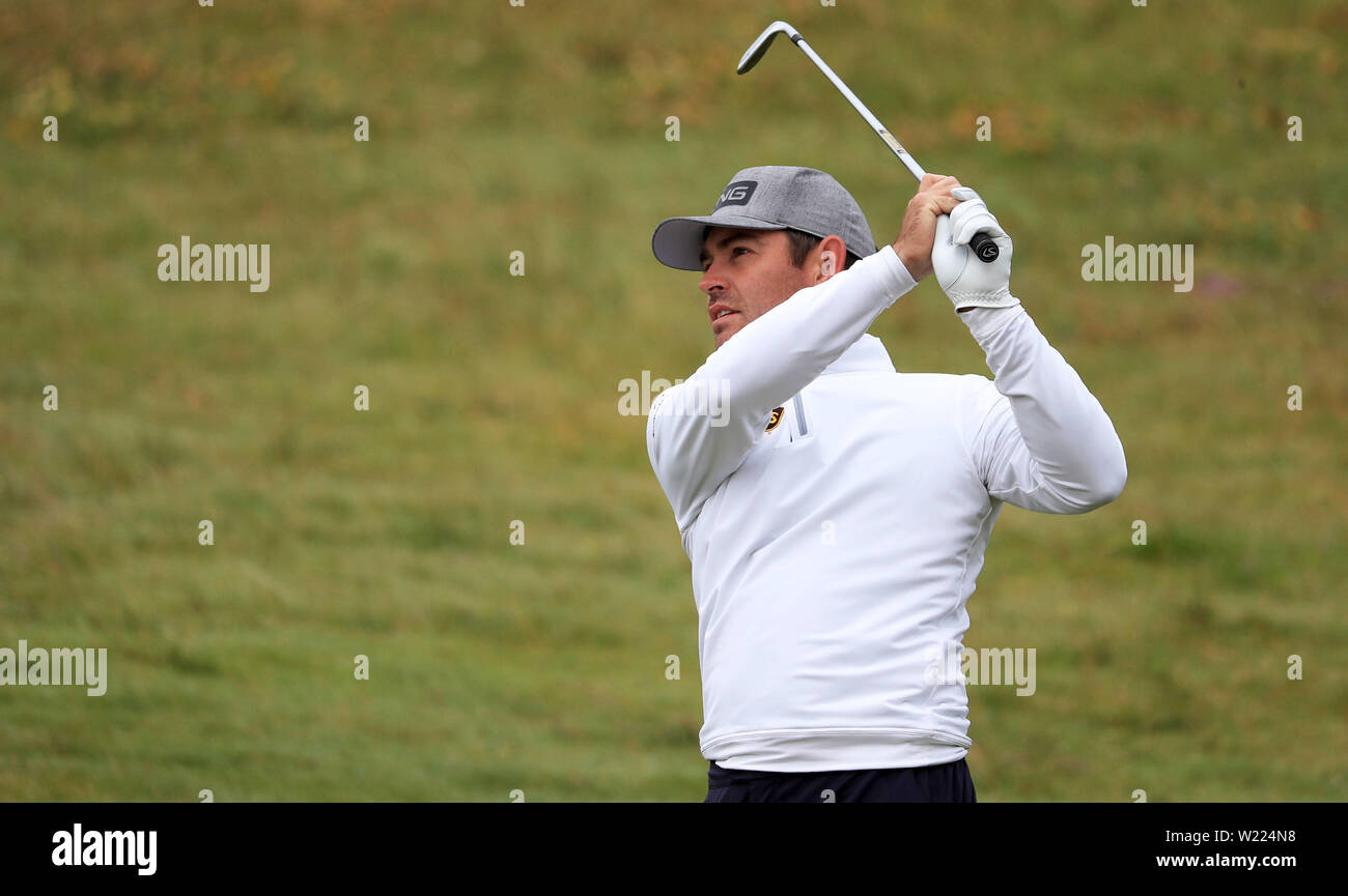 South Africa's Lous Oosthuizen during day two of the 2019 Dubai Duty