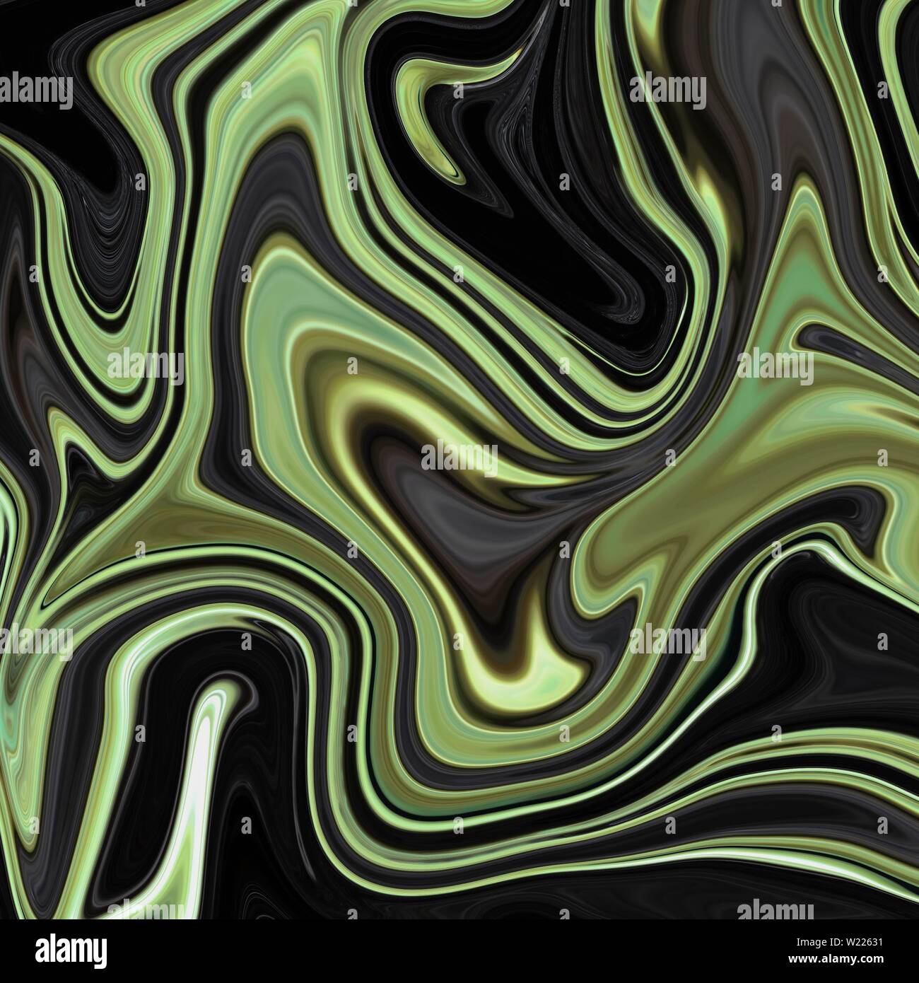 An Oil Paint Mixup Of Black And Green Colors Perfect Cool Art