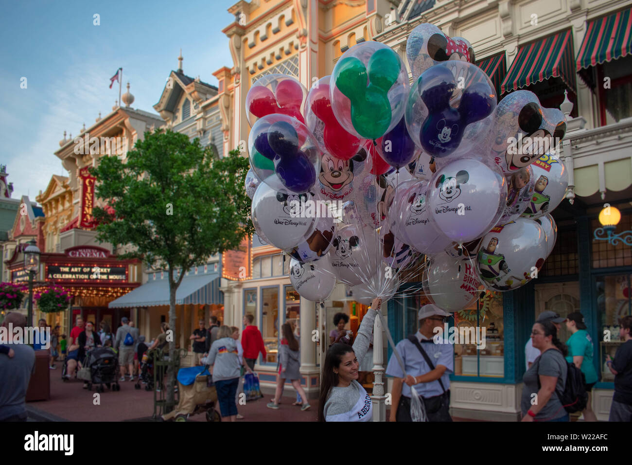 Disney balloons hi-res stock photography and images - Alamy