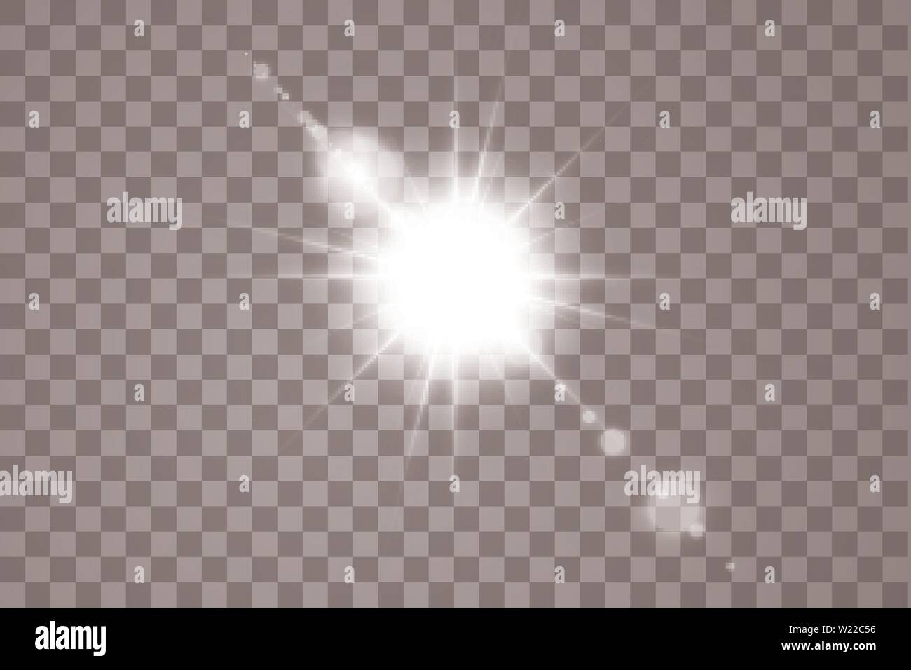 Vector transparent sunlight special lens flare light effect Stock ...