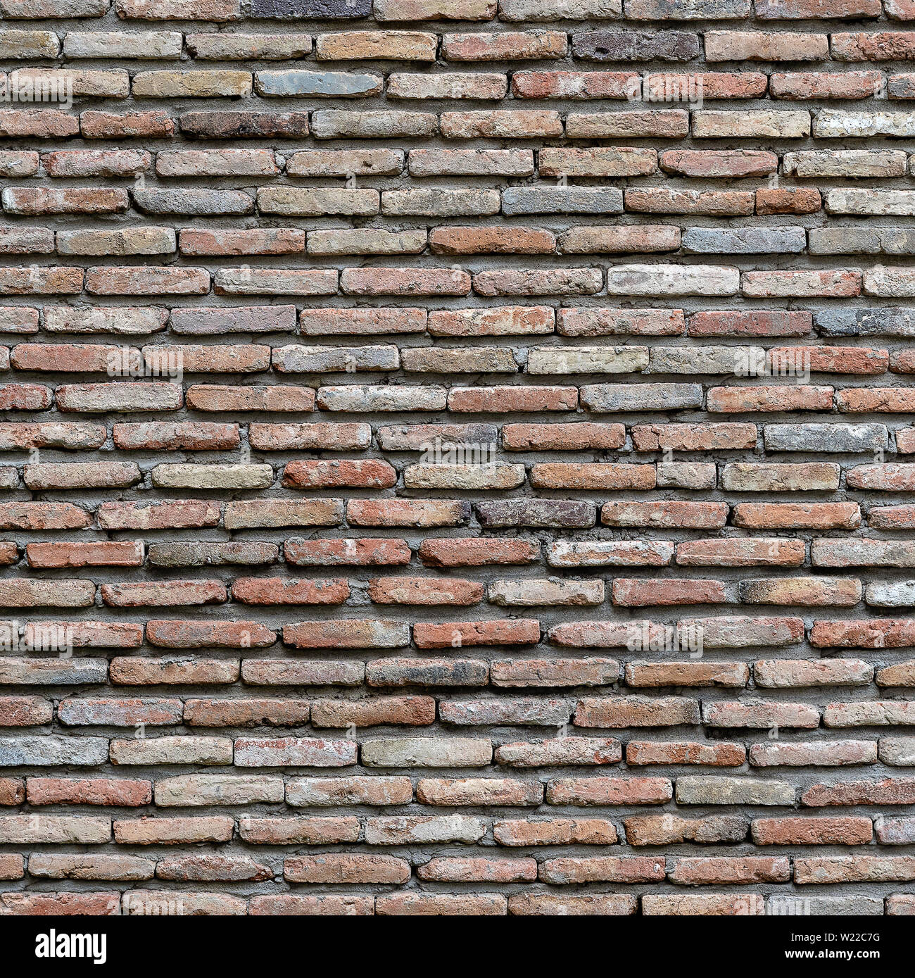 Background of old vintage brick wall texture, close up Stock Photo - Alamy