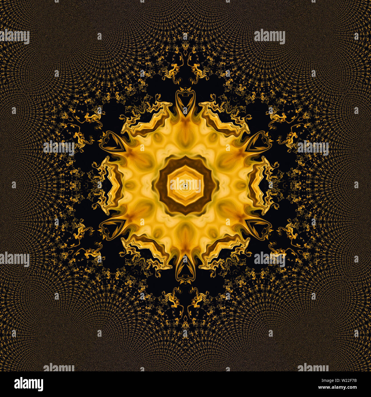 Gold design pattern backdrop. Liquid golden effect imitation. Surreal ...