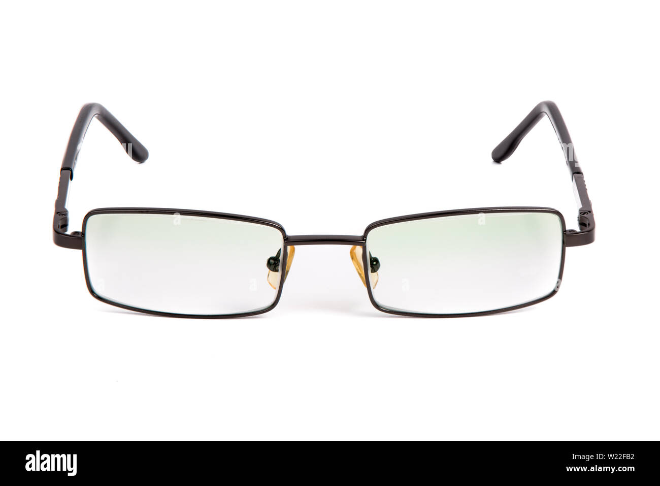 eye glass on white background Stock Photo - Alamy