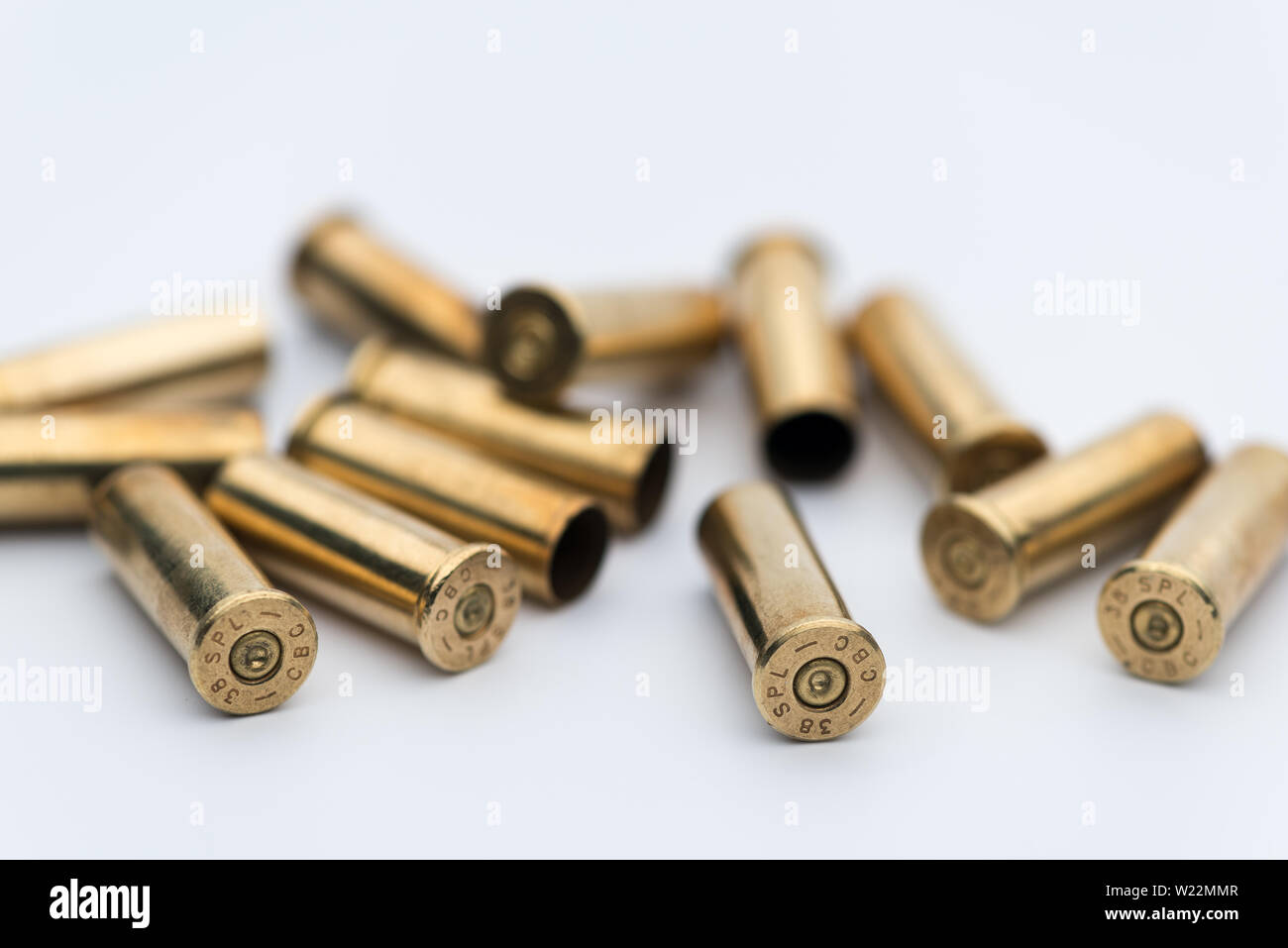 Pile of Mixed Spent Bullet Casings Stock Image - Image of black, pistol:  231972585