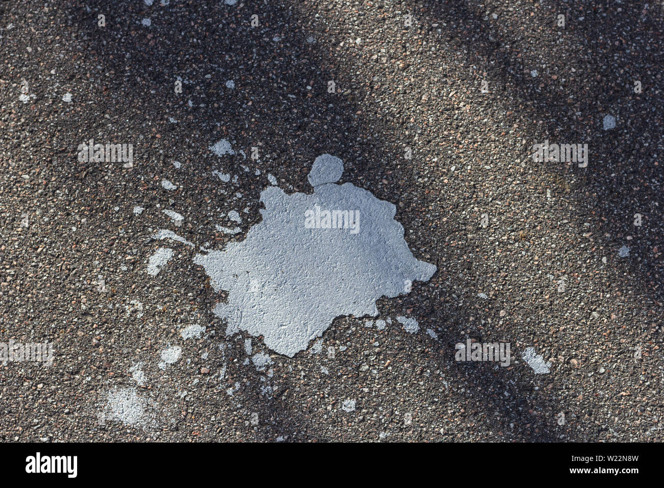 paint stain on asphalt texture dirty abstract Stock Photo - Alamy