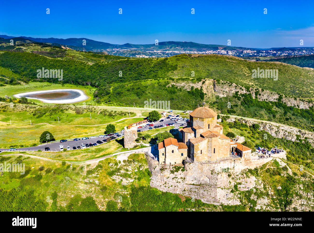 Jvari Monastery in Mtskheta, Georgia Stock Photo